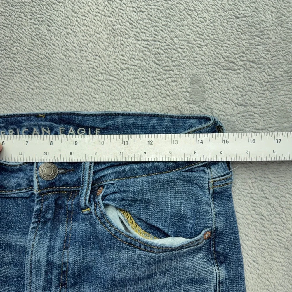 American Eagle Jeans Mens 28x32 Blue Athletic Straight Medium Wash Denim